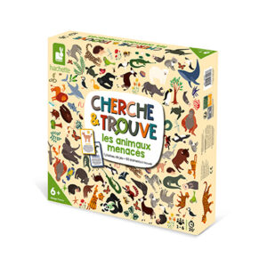 Jeu coopération Cherche et Trouve "Animaux menacés"