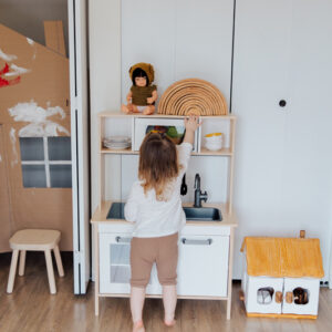 Dinette et cuisine en bois