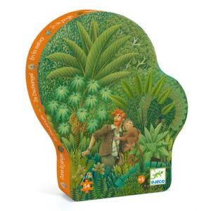 Puzzle silhouette Dans la jungle 54 pièces - Djeco