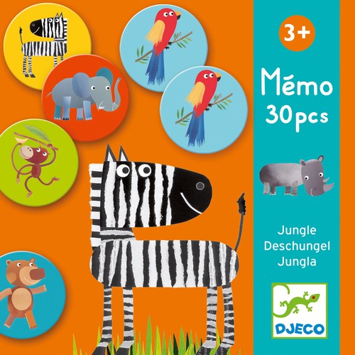 Puzzle 3 ans Jungle 15 pièces - Djeco - 9,90€