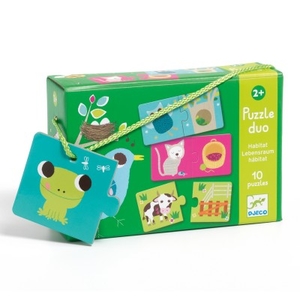 Puzzle Enfant Camion de Pompier avec Boite Silhouette by Djeco