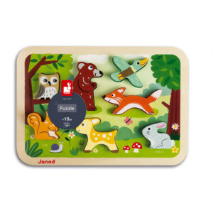 Puzzle encastrement Forêt Chunky