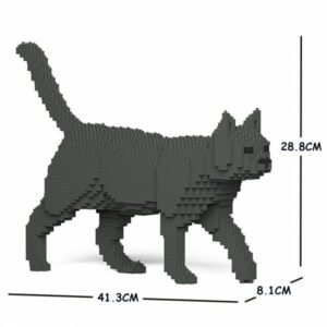 Briques à visser - Chat gris - Jekca